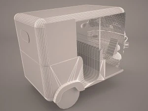 bajaj yakarta Modelo 3D