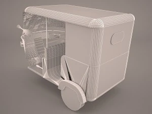 bajaj yakarta Modelo 3D