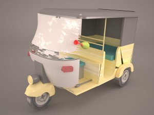 bajaj jakarta Modelo 3D