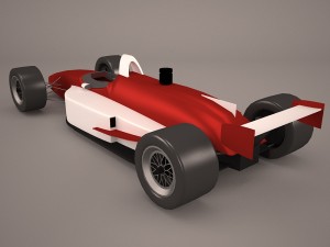 formula one car 3D मॉडल
