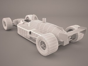 formula one car 3D मॉडल