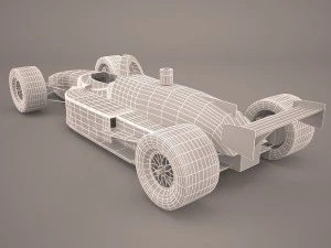 formula one car 3D Model