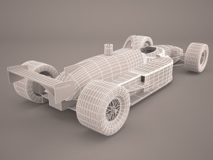 formula one car 3D मॉडल
