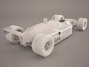 formula one car 3D Model