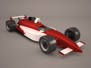 formula one car 3D मॉडल