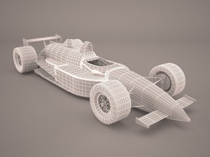formula one car 3D मॉडल