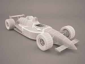 formula one car 3D Model
