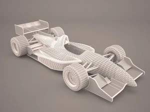 フォーミュラ1の車 3Dモデル