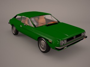 lancia beta montecarlo 1975 3D 모델