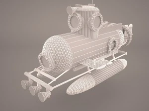 mini denizaltı 3D Model