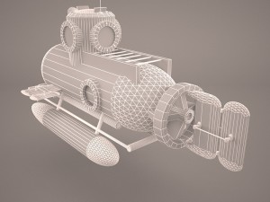 minisub 3D Model