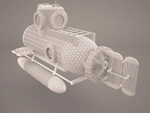 mini denizaltı 3D Model
