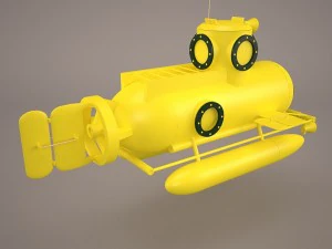 mini denizaltı 3D Model