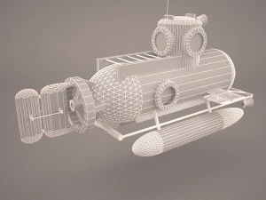 mini denizaltı 3D Model