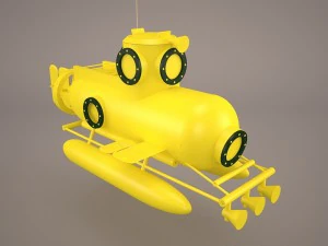 mini denizaltı 3D Model