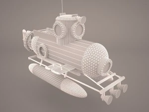 mini denizaltı 3D Model