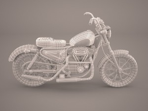 cruiser motorcycle generic Modelo 3D