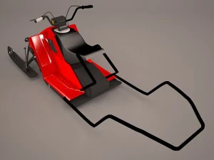 snowmobile 3D Model