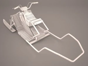 snowmobile 3D Model