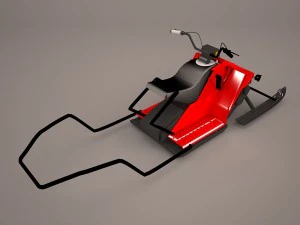 snowmobile 3D Model