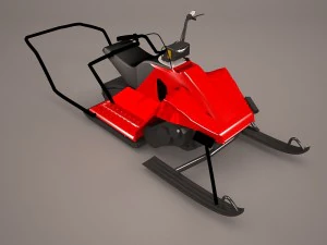 snowmobile 3D Model