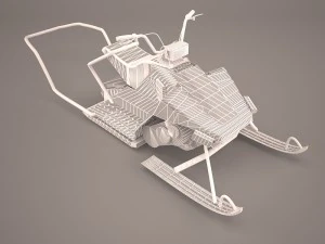 snowmobile 3D Model