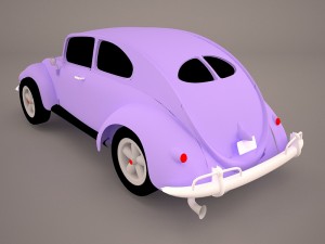 volkswagen beetle 1951 deluxe 3D Model