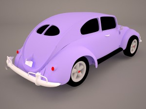 volkswagen beetle 1951 deluxe 3D Model