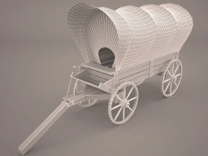 carro coperto Modello 3D