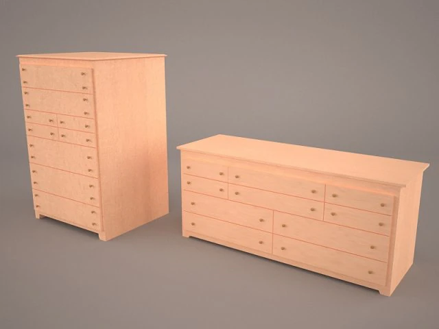traditional chest 3D Model .c4d .max .obj .3ds .fbx .stl .blend 