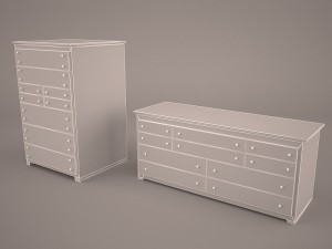 traditional chest 3D Модель