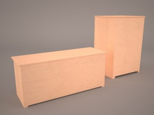 traditional chest 3D Модель