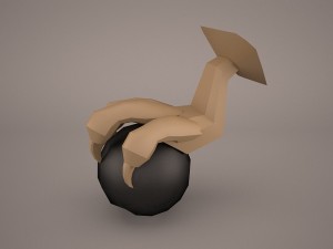 ball claw 3D Модель