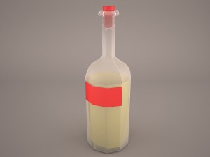 cold brew bottle 3D Model