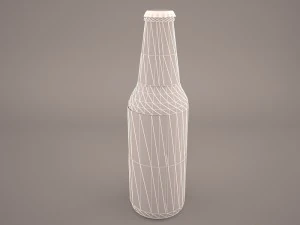 heineken beer bottle 3D Model