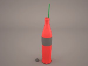 Coca Cola drinkfles 3D Model