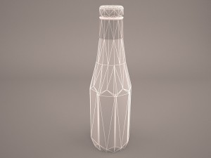 ketchup bottle heinz Modelo 3D