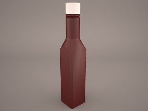 bottle steak sauce 3Dモデル