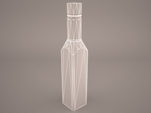 bottle steak sauce 3D Model