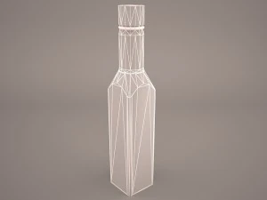 bottle steak sauce 3D Model