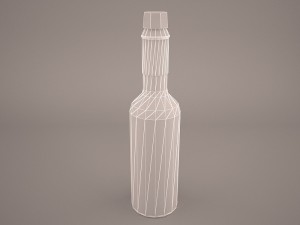 hot sauce tabasco 3D Модель