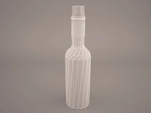 hot sauce tabasco 3D Model
