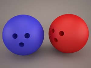 bowling ball 3Dモデル