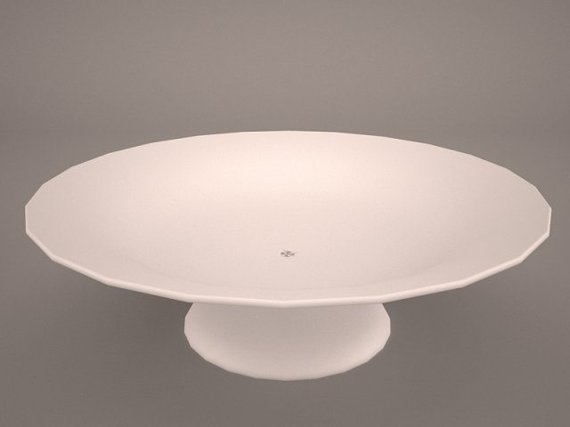 modern round glass sink 3D Модель .c4d .max .obj .3ds .fbx .stl .blend 