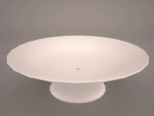 modern round glass sink 3D Model .c4d .max .obj .3ds .fbx .stl .blend