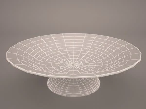 modern round glass sink 3D Model