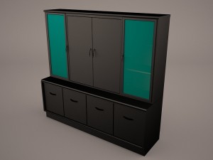 china cabinet 3D Model