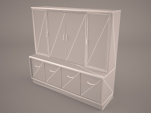 china cabinet 3D 模型
