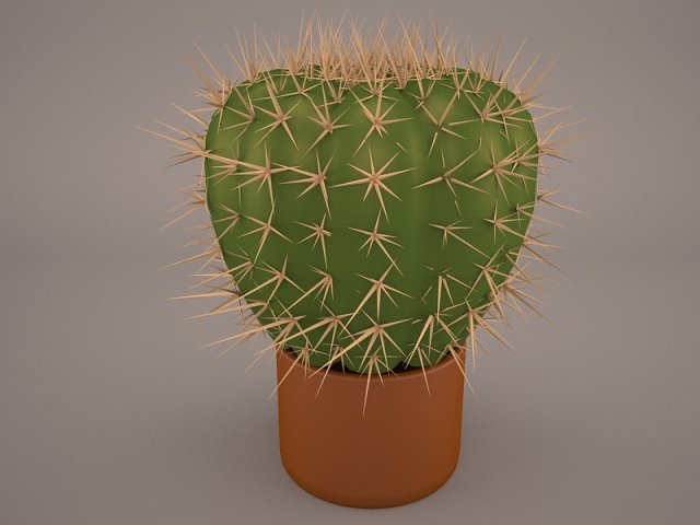 cactus lobivia famatimensis Modelo 3D .c4d .max .obj .3ds .fbx .stl .blend 