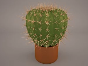 कैक्टस लोबिविया फैमैटिमेंसिस 3D मॉडल